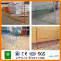 ISO9001 Galvanized then pvc coated canada temporary fence